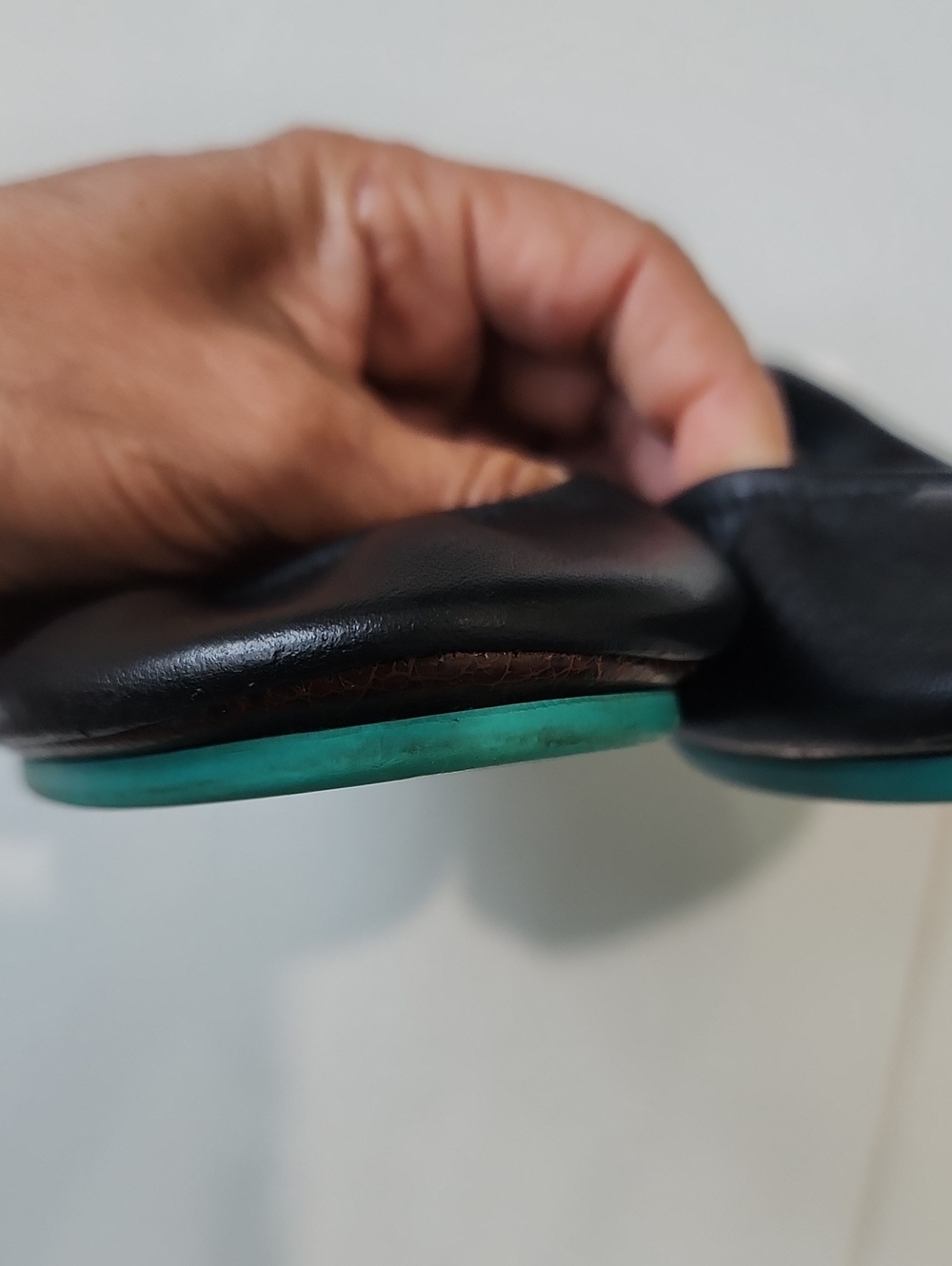 Tiekd Black Women's Leather Ballet Flats - Picture 8 of 14